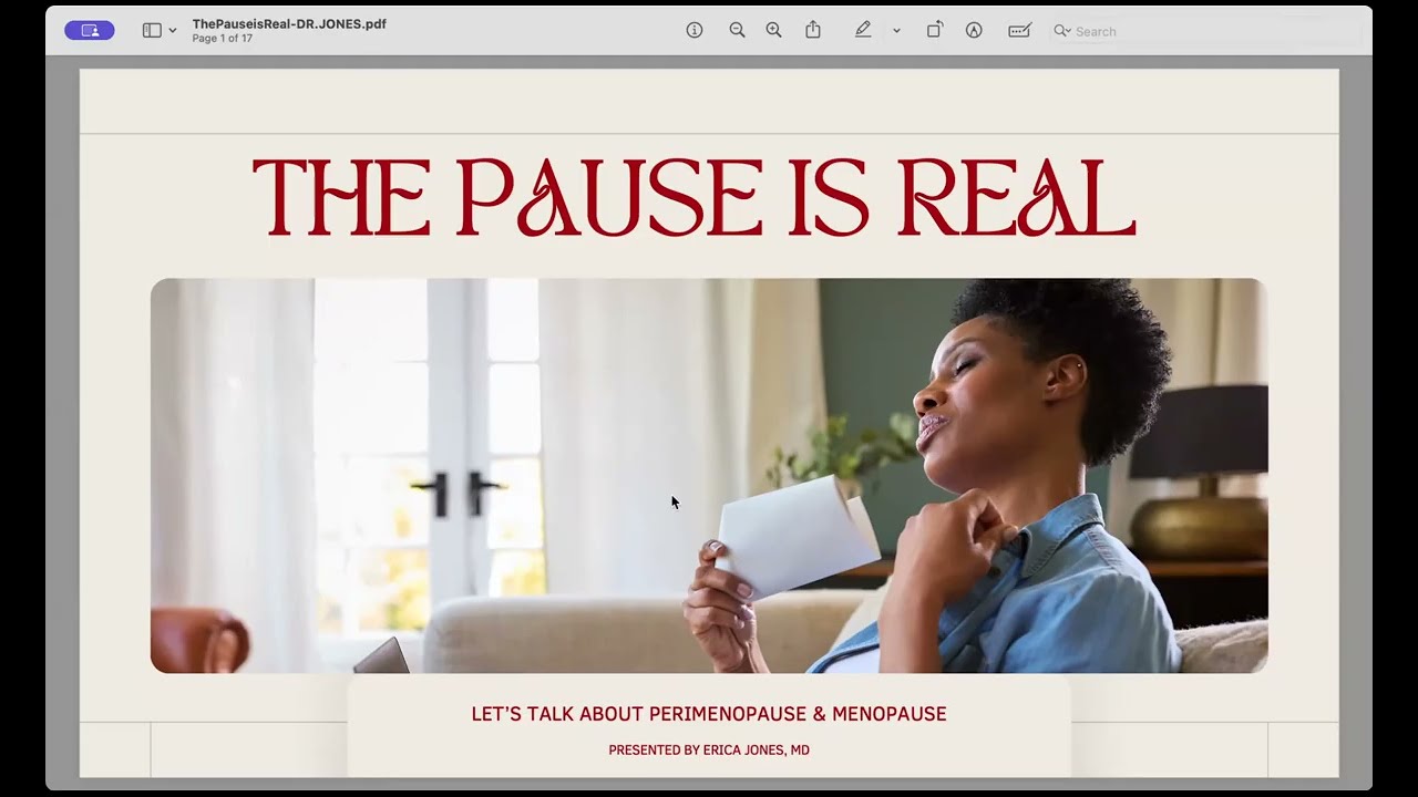 The Pause is Real: Perimenopause and Menopause